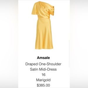 Amsale Knee Length Dress